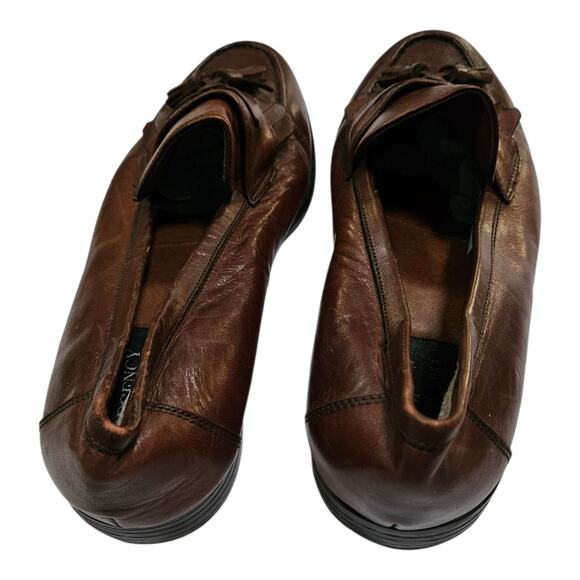Regency Collection Angelo Rossi Brown Leather Tassel Kiltie Loafers Men’s 10.5 M